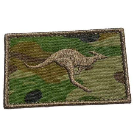 Camo Shoulder Patch Kangaroo