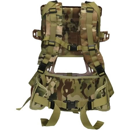 TAS Alice Composite Frame with Yoke Harness and Deluxe Hip Belt Multicam Combo
